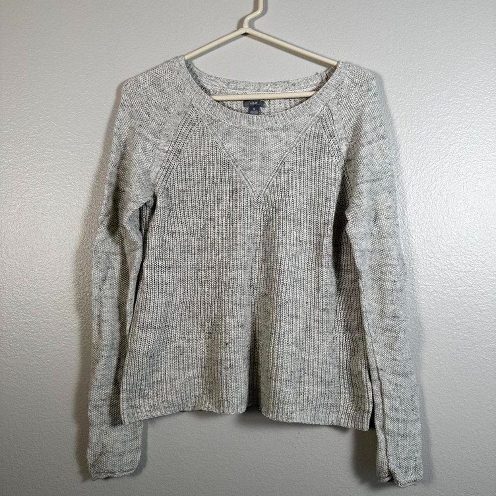 Aerie Heather Gray Knit Sweater